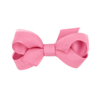 Tiny Overlay Grosgrain Bow on Clippie