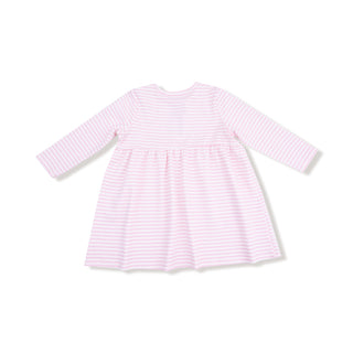Angel Dear Organic Cotton Jersey Stripe Long Sleeve Play Dress - Big
Pink and white striped dress on a white background