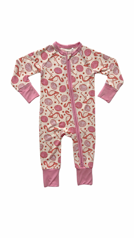 In My Jammers Flamingo Zipper Romper, In My Jammers, Bamboo, Bamboo Pajamas, cf-size-0-3-months, cf-size-12-18-months, cf-size-18-24-months, cf-size-2t, cf-size-6-9-months, cf-size-9-12-month