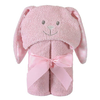 Stephan Baby Hooded Towel - Bunny
Pink towel with bunny ears and face on a white background