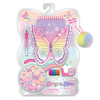 Hot Focus Drop A Note Writing Fun - Tie Dye Butterfly
Packaged children's craft set with butterfly design on a white background