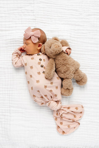 Lou Lou and Company Knotted Gown - Honey