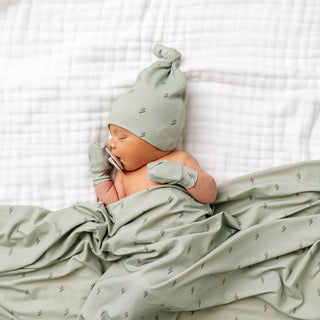 Lou Lou and Company Knit Swaddle Blanket - Nash  - Basically Bows & Bowties