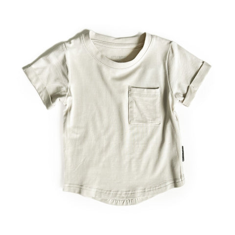 Little Bipsy Bamboo Pocket Tee - Froth, Little Bipsy Collection, Bamboo Tee, cf-size-12-18-months, cf-size-18-24-months, cf-size-2-3, cf-size-4-5, cf-size-5-6, cf-type-tee, cf-vendor-little-b