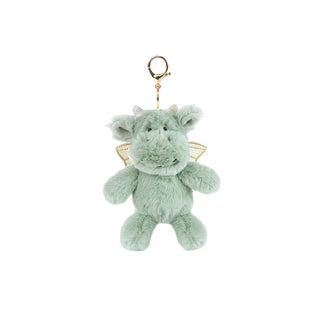 Mon Ami Bag Charm - Dax Dragon
Green plush dragon toy with a keychain on a white background