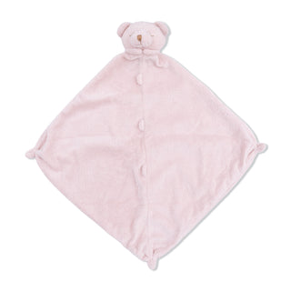 Angel Dear Blankie - Blush Bear 
Pink baby comfort blanket with bear ears on a white background