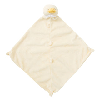 Angel Dear Blankie - Ducky
Cream-colored plush blanket with a duck head design on a white background