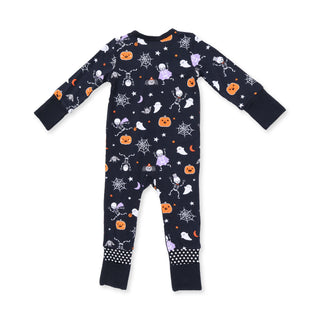 Angel Dear Convertible Romper - Glow in the Dark Halloween Skeleton Buddies
