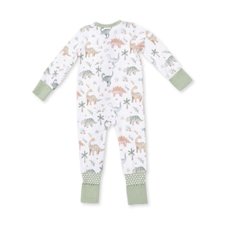 Angel Dear Convertible Romper - Sweet Baby Dinos
Children's onesie with dinosaur pattern on a white background
