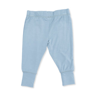 Angel Dear Long Sleeve Henley Play Set - Football Check
Light blue baby pants on a white background