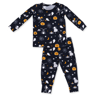 Angel Dear Long Sleeve Loungewear Set - Glow in the Dark Halloween Skeleton Buddies