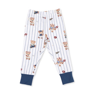 Angel Dear Long Sleeve Loungewear Set - Mixed Sports Bears
Children's leggings with teddy bear pattern on a white background
