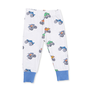 Angel Dear Long Sleeve Loungewear Set - Monster Trucks