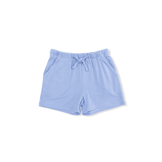 Angel Dear Polo Shirt & Short Set - Bubbly Sailboats Blue
Light blue shorts on a white background