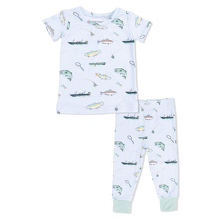 Angel Dear Short Sleeve Loungewear Set - Fishing