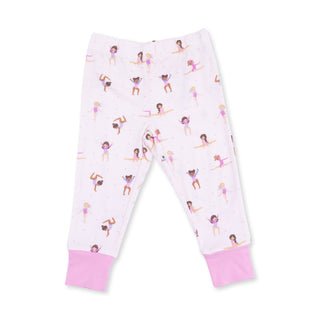 Angel Dear Short Sleeve Loungewear Set - Tiny Tumblers
Children's leggings with ballet dancer pattern on a white background