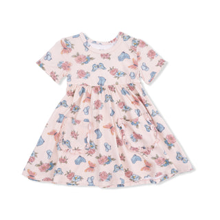 Angel Dear Twirly Dress with Ruffle Pockets - Country Girl Boots 