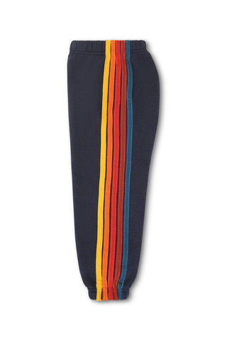 Aviator Nation Kids 5 Stripe Sweatpants - Navy