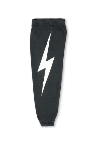 Aviator Nation Kids Bolt Print Sweatpants - Charcoal
