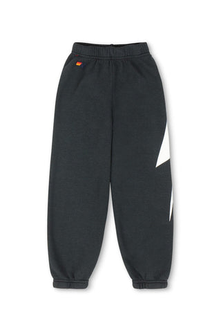 Aviator Nation Kids Bolt Print Sweatpants - Charcoal