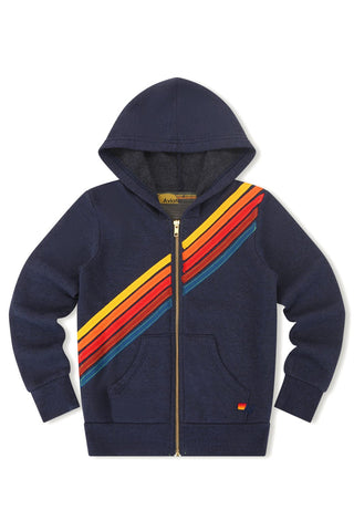 Aviator Nation Kids Disco Zip Hoodie - Navy