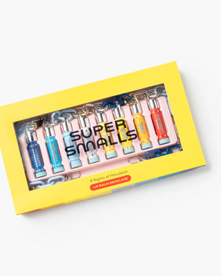 Super Smalls, Super Smalls 8 Nights of Hanukkah Lip Balm Necklace - Basically Bows & Bowties