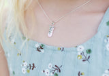 Cherished Moments, Cherished Moments Sterling Silver Ballet Slipper Necklace - Basically Bows & Bowties