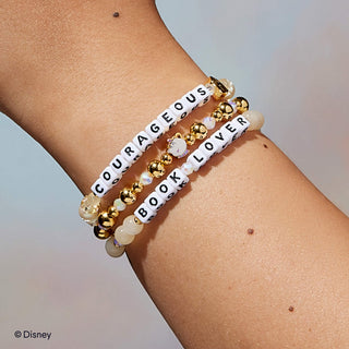 Little Words Project Bracelet - Disney Princess: Belle
Bracelets with motivational phrases on a wrist against a neutral background