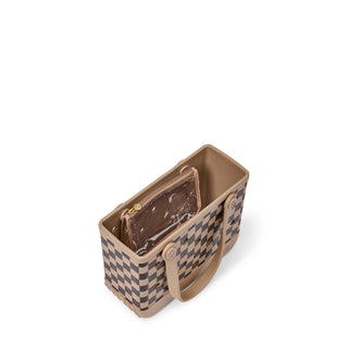 Bitty Bogg® Bag - Checkered: Camel / Hot Cocoa
