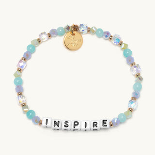 Little Words Project Bracelet - Inspire
Bracelet with beads and a charm on a white background