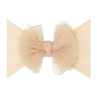 Baby Bling Tulle FAB Headband - Pleated Honeysuckle