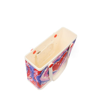 Baby Bogg® Bag - In Love With Bogg - Buoy Red
Wooden block with colorful abstract design on a white background