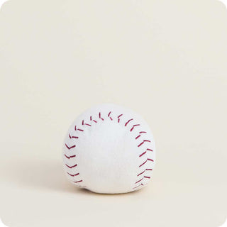 Baseball Warmies Junior
White baseball with red stitching on a light beige background