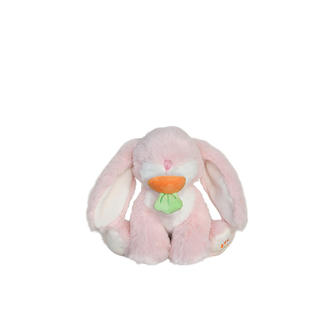 Olli Ella Binky Bunny - Dot
Pink plush bunny toy with a carrot nose on a white background