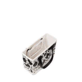 Bitty Bogg® Bag - Cowboy Chic
White tote bag with black abstract pattern on a white background