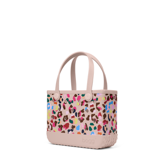 Bitty Bogg® Bag - Neon Jungle 
Small handbag with colorful pattern on a white background