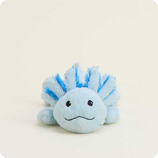 Blue Axolotl Warmies Junior
Blue plush axolotl toy on a light beige background