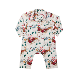 Blue Rooster Baby Boys Easton Jumper - Santa Sleigh