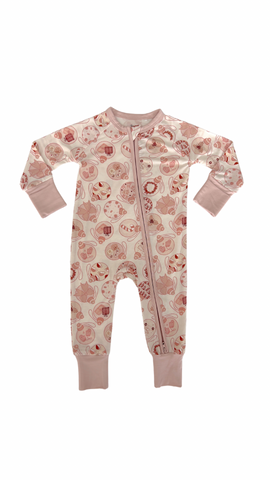 In My Jammers Blush Ornaments Zipper Romper, In My Jammers, All Things Holiday, Bamboo, Bamboo Pajamas, Blush Ornaments, cf-size-0-3-months, cf-size-12-18-months, cf-size-18-24-months, cf-siz