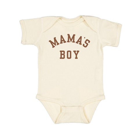 Sweet Wink Mama's Boy S/S Bodysuit - Natural