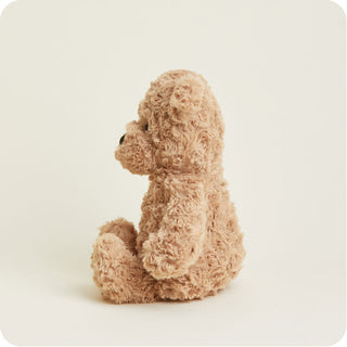 Brown Curly Bear Warmies
Plush toy dog on a beige background