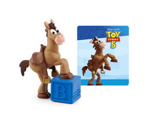 Tonies Character - Disney and Pixar Toy Story 5: Bullseye
Toy horse figure with a blue block and 'Toy Story 5' card on a white background