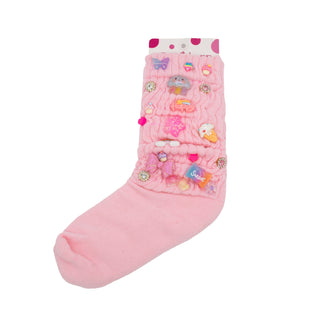 Bari Lynn Charmed Socks - Pink