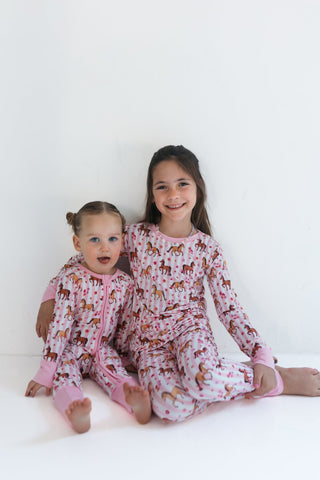 In My Jammers Two Piece Set - Pink Pony