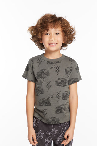 Chaser Monster Trucks Boys Tee