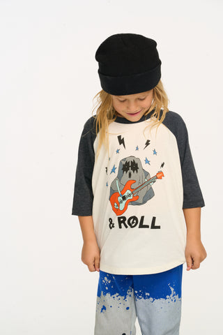Chaser Rock & Roll Baseball Tee, Chaser, Baseball Tee, cf-size-10, cf-size-12, cf-size-2, cf-size-3, cf-size-4, cf-size-5, cf-size-6, cf-size-7, cf-size-8, cf-type-shirt, cf-vendor-chaser, Ch