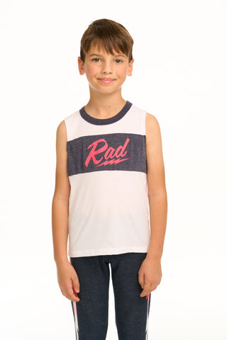 Chaser Rad Blocked Muscle Tank, Chaser, cf-size-2, cf-size-5, cf-size-6, cf-size-7, cf-size-8, cf-type-tank-top, cf-vendor-chaser, Chaser, Chaser Boys Tank Top, Chaser Kids, Chaser Kids Tank,