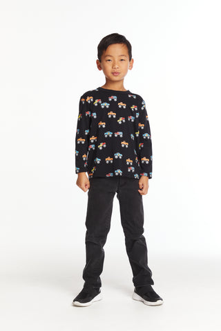 Chaser Truck Jam Boys Long Sleeve Crew Neck Tee