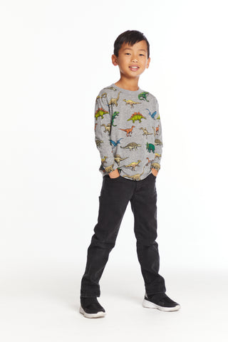 Chaser Dinosaurs Boys Long Sleeve Tee