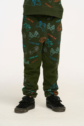 Chaser, Chaser Gamer Triangle Blocked Joggers - Basically Bows & Bowties